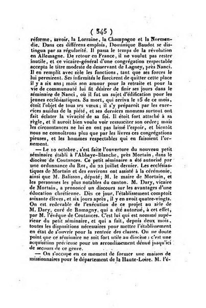 L'ami de la religion et du roi journal ecclesiastique, politique et litteraire