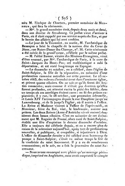 L'ami de la religion et du roi journal ecclesiastique, politique et litteraire