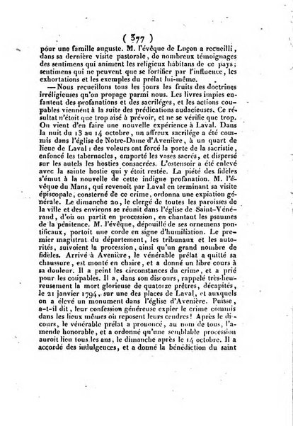 L'ami de la religion et du roi journal ecclesiastique, politique et litteraire