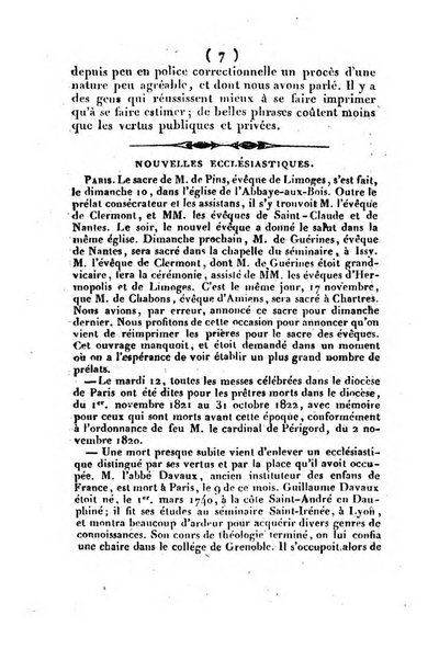 L'ami de la religion et du roi journal ecclesiastique, politique et litteraire