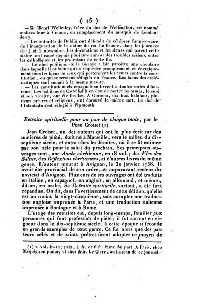 L'ami de la religion et du roi journal ecclesiastique, politique et litteraire