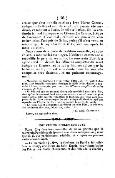 L'ami de la religion et du roi journal ecclesiastique, politique et litteraire