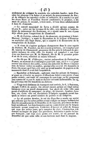 L'ami de la religion et du roi journal ecclesiastique, politique et litteraire