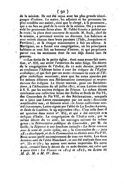 L'ami de la religion et du roi journal ecclesiastique, politique et litteraire