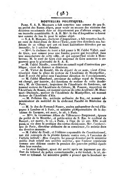 L'ami de la religion et du roi journal ecclesiastique, politique et litteraire