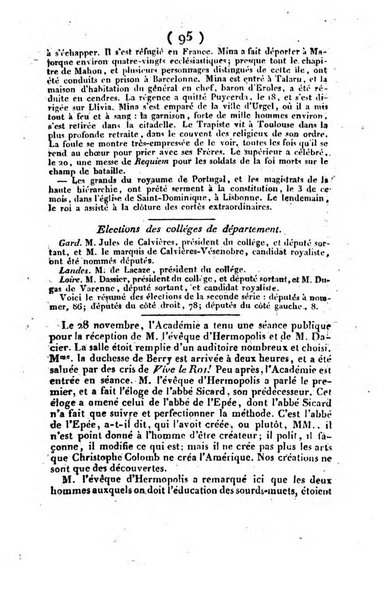 L'ami de la religion et du roi journal ecclesiastique, politique et litteraire