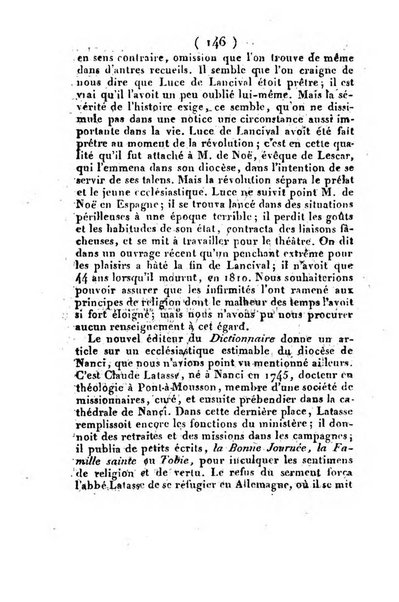 L'ami de la religion et du roi journal ecclesiastique, politique et litteraire