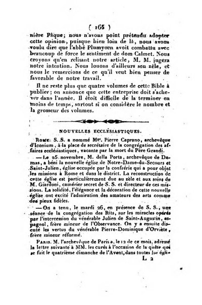 L'ami de la religion et du roi journal ecclesiastique, politique et litteraire