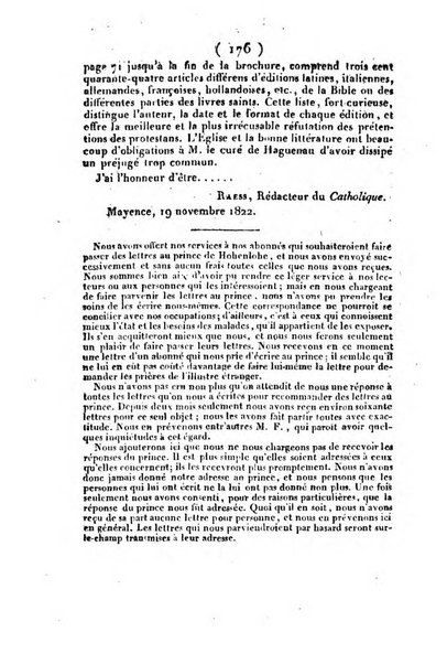 L'ami de la religion et du roi journal ecclesiastique, politique et litteraire