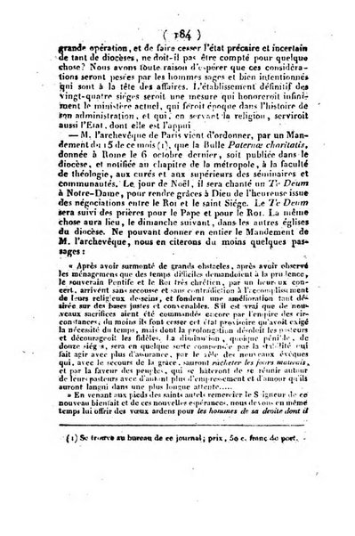 L'ami de la religion et du roi journal ecclesiastique, politique et litteraire