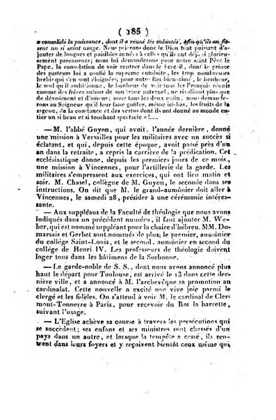 L'ami de la religion et du roi journal ecclesiastique, politique et litteraire