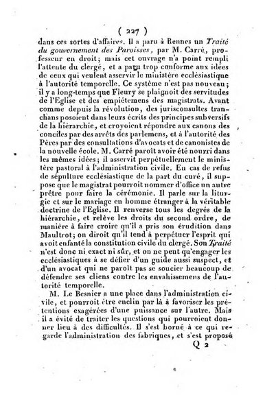 L'ami de la religion et du roi journal ecclesiastique, politique et litteraire