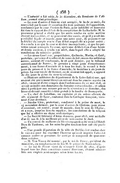 L'ami de la religion et du roi journal ecclesiastique, politique et litteraire