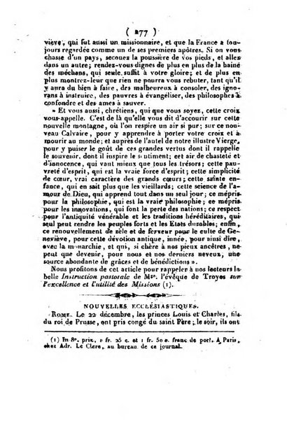 L'ami de la religion et du roi journal ecclesiastique, politique et litteraire