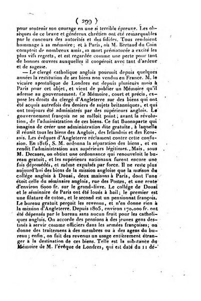 L'ami de la religion et du roi journal ecclesiastique, politique et litteraire