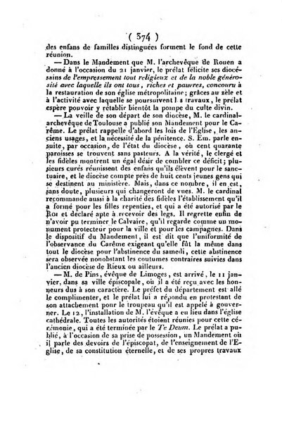 L'ami de la religion et du roi journal ecclesiastique, politique et litteraire