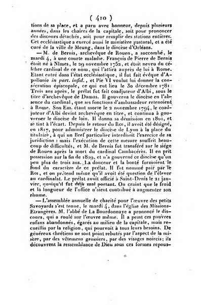 L'ami de la religion et du roi journal ecclesiastique, politique et litteraire