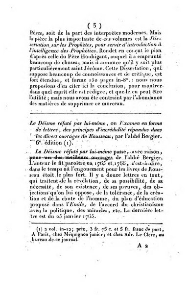 L'ami de la religion et du roi journal ecclesiastique, politique et litteraire