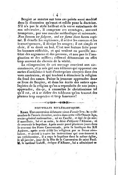 L'ami de la religion et du roi journal ecclesiastique, politique et litteraire