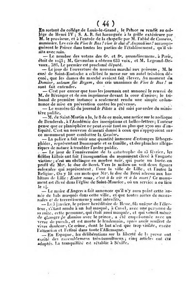 L'ami de la religion et du roi journal ecclesiastique, politique et litteraire