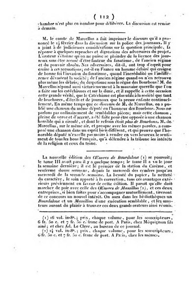 L'ami de la religion et du roi journal ecclesiastique, politique et litteraire