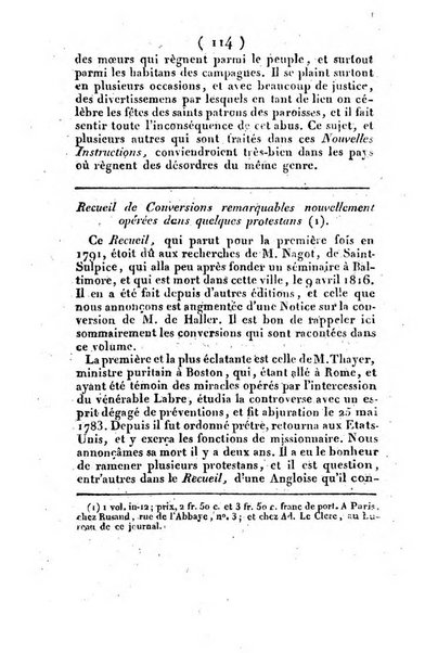 L'ami de la religion et du roi journal ecclesiastique, politique et litteraire