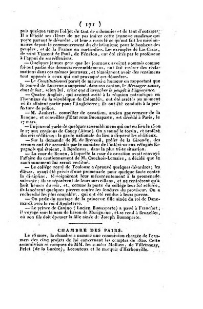 L'ami de la religion et du roi journal ecclesiastique, politique et litteraire