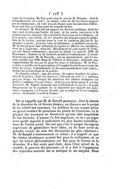 L'ami de la religion et du roi journal ecclesiastique, politique et litteraire