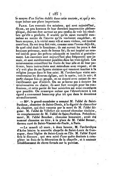 L'ami de la religion et du roi journal ecclesiastique, politique et litteraire