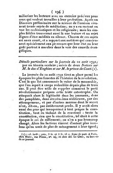 L'ami de la religion et du roi journal ecclesiastique, politique et litteraire