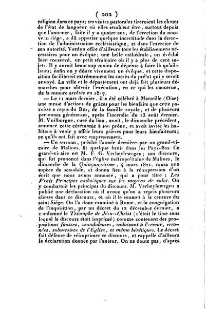 L'ami de la religion et du roi journal ecclesiastique, politique et litteraire