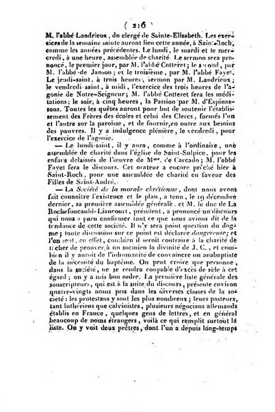 L'ami de la religion et du roi journal ecclesiastique, politique et litteraire