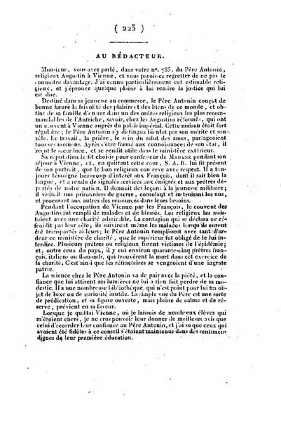 L'ami de la religion et du roi journal ecclesiastique, politique et litteraire