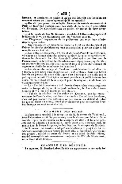 L'ami de la religion et du roi journal ecclesiastique, politique et litteraire