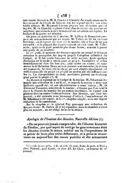 L'ami de la religion et du roi journal ecclesiastique, politique et litteraire