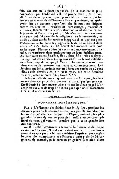 L'ami de la religion et du roi journal ecclesiastique, politique et litteraire