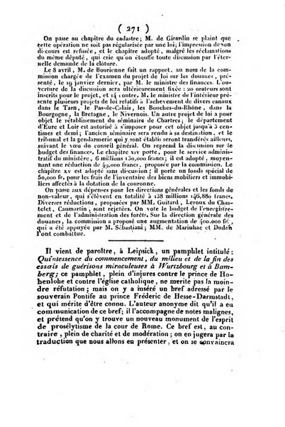 L'ami de la religion et du roi journal ecclesiastique, politique et litteraire