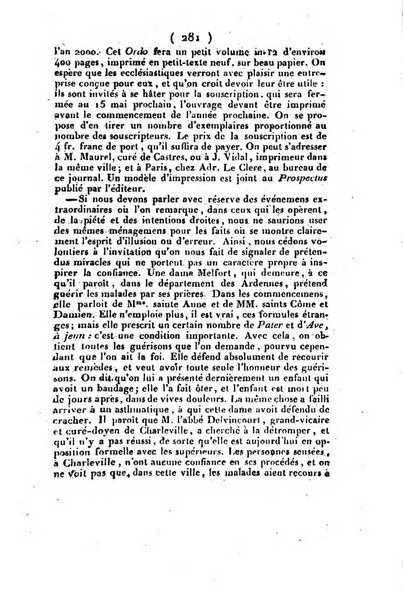 L'ami de la religion et du roi journal ecclesiastique, politique et litteraire