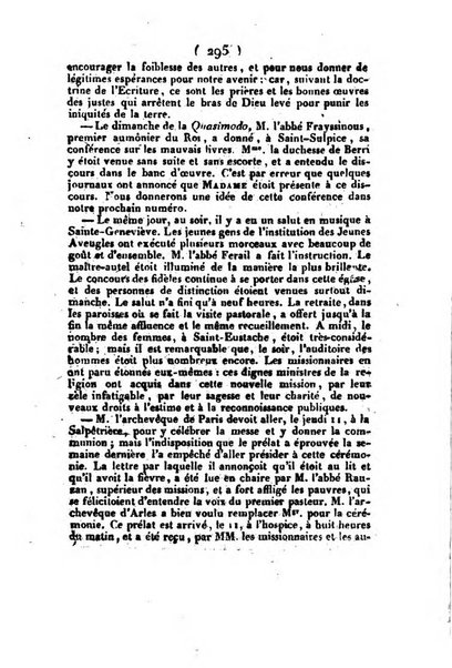 L'ami de la religion et du roi journal ecclesiastique, politique et litteraire