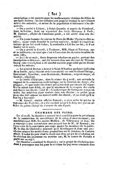 L'ami de la religion et du roi journal ecclesiastique, politique et litteraire