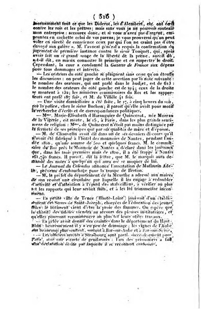 L'ami de la religion et du roi journal ecclesiastique, politique et litteraire