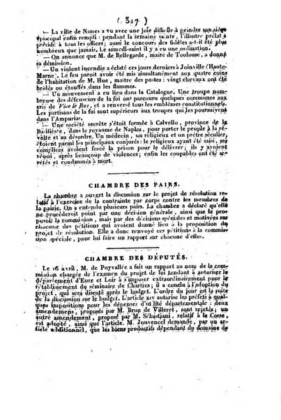 L'ami de la religion et du roi journal ecclesiastique, politique et litteraire