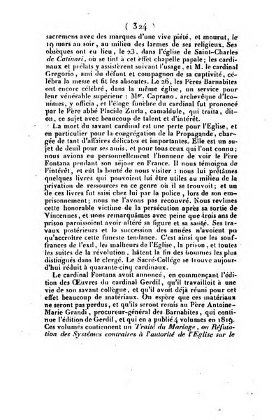 L'ami de la religion et du roi journal ecclesiastique, politique et litteraire