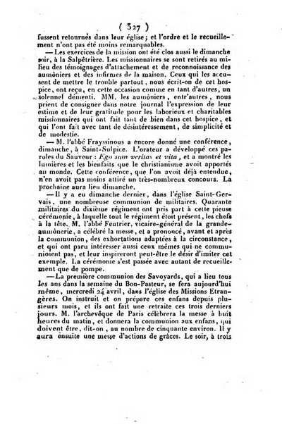 L'ami de la religion et du roi journal ecclesiastique, politique et litteraire