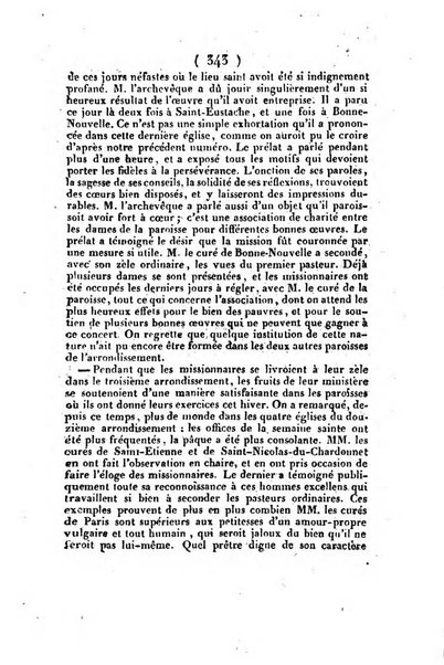 L'ami de la religion et du roi journal ecclesiastique, politique et litteraire