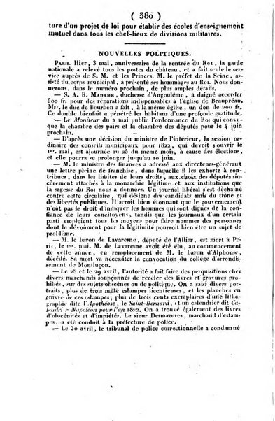 L'ami de la religion et du roi journal ecclesiastique, politique et litteraire