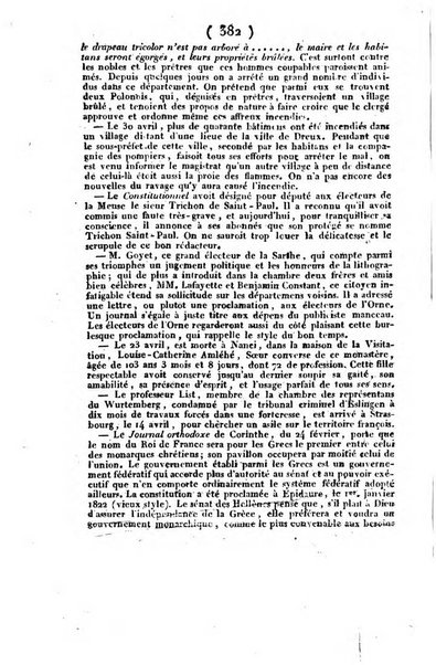 L'ami de la religion et du roi journal ecclesiastique, politique et litteraire