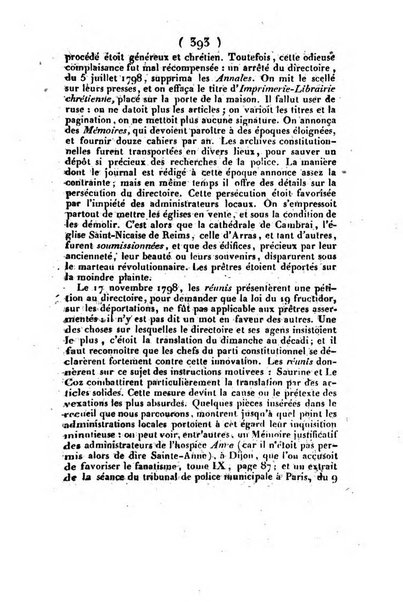 L'ami de la religion et du roi journal ecclesiastique, politique et litteraire