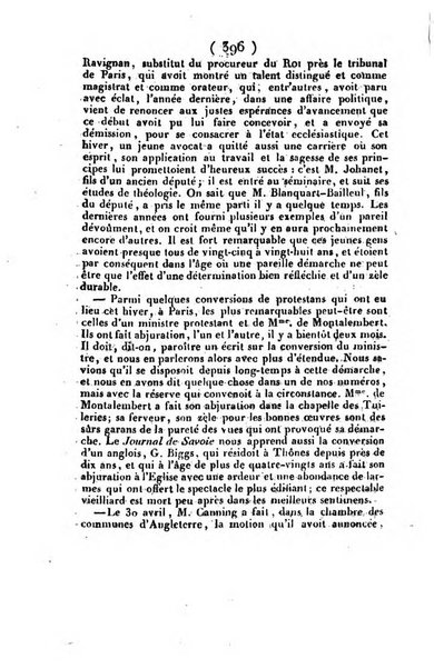 L'ami de la religion et du roi journal ecclesiastique, politique et litteraire