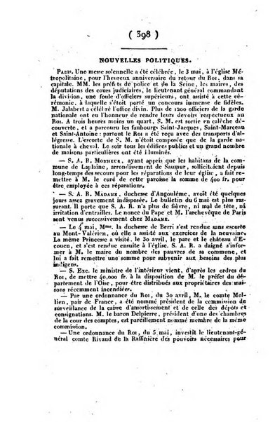 L'ami de la religion et du roi journal ecclesiastique, politique et litteraire